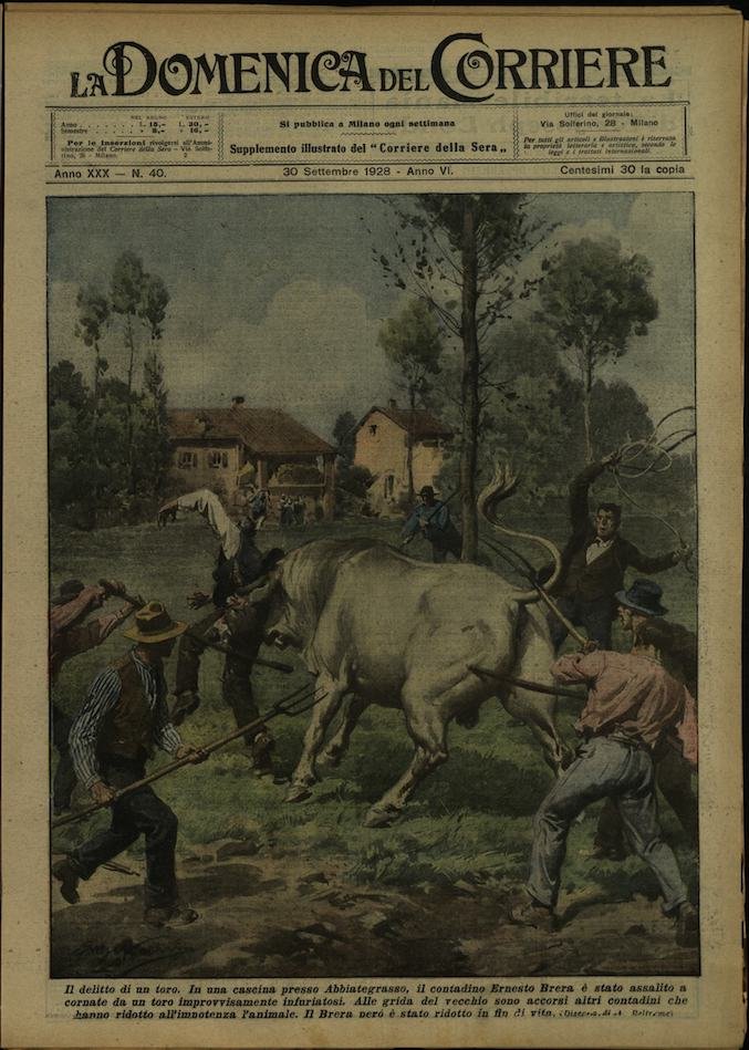 LA DOMENICA DEL CORRIERE 30 Settembre 1928 Anno XXX - … | Immagine principale