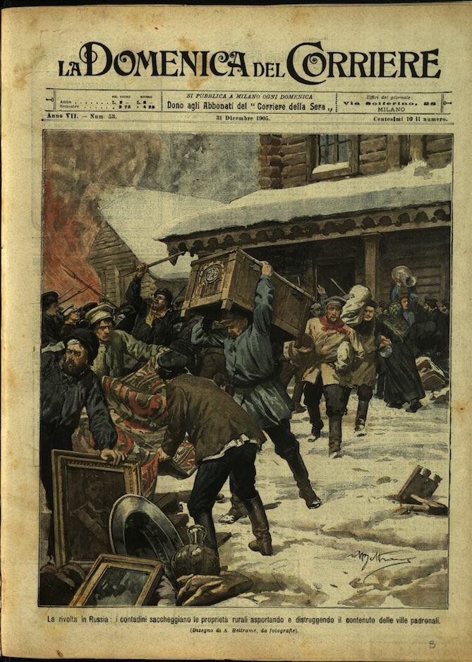 LA DOMENICA DEL CORRIERE. 31 Dicembre 1905. Anno VII - …