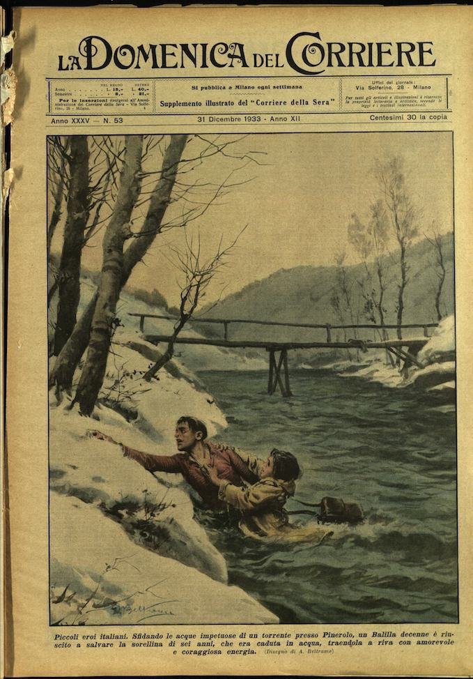 LA DOMENICA DEL CORRIERE 31 dicembre 1933 Anno XXXV - … | Immagine principale