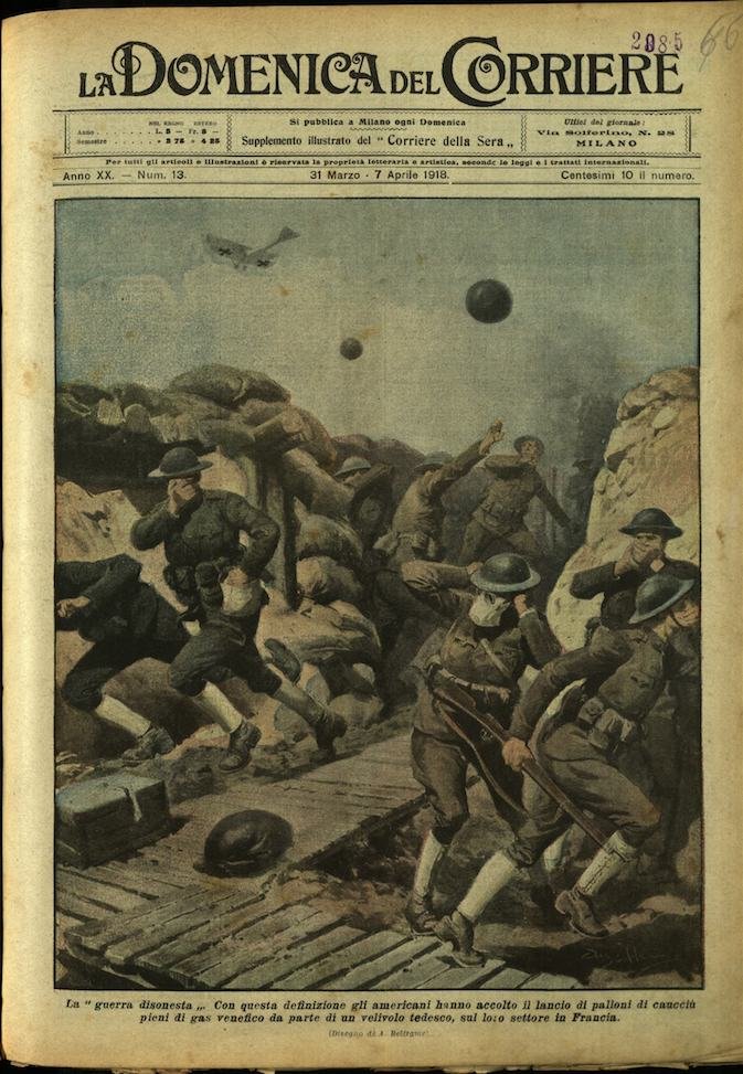 LA DOMENICA DEL CORRIERE. 31 marzo - 7 aprile 1918. …