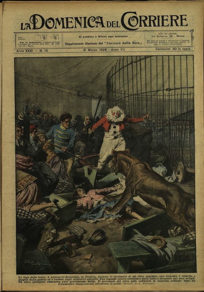 LA DOMENICA DEL CORRIERE 31 marzo 1929 Anno XXXI - … | Immagine principale