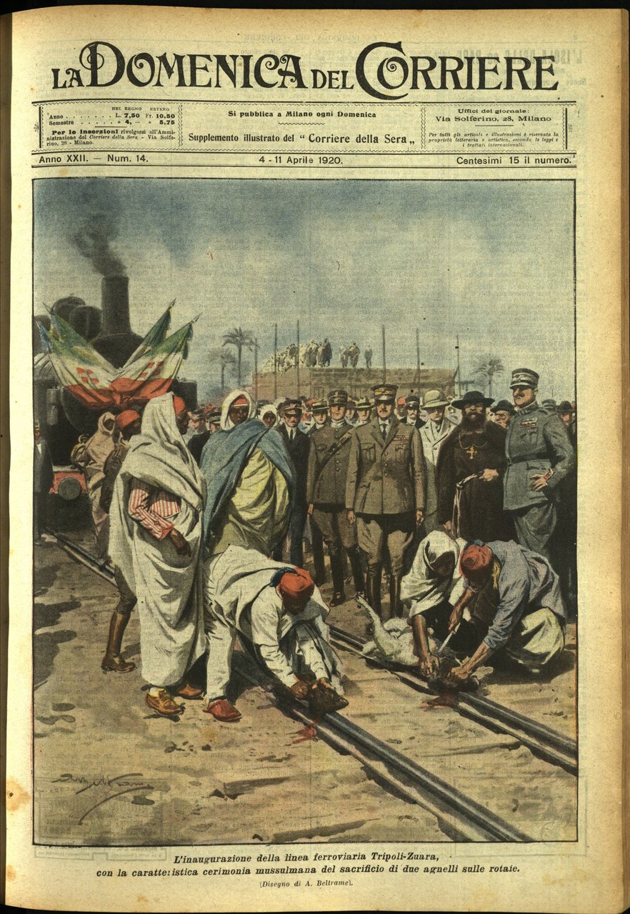 LA DOMENICA DEL CORRIERE. 4 - 11 aprile 1920. Anno …