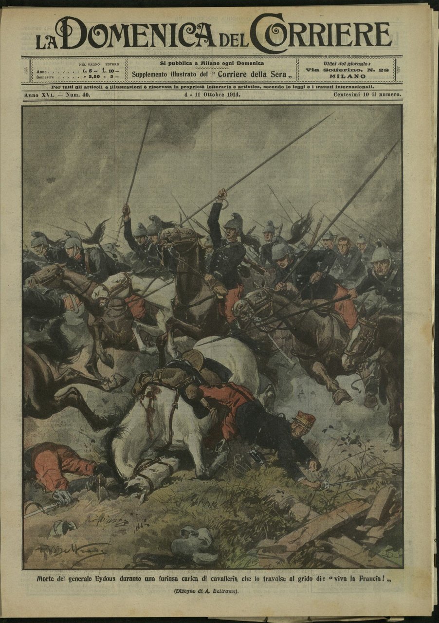 LA DOMENICA DEL CORRIERE 4 - 11 Ottobre 1914 Anno … | Immagine principale