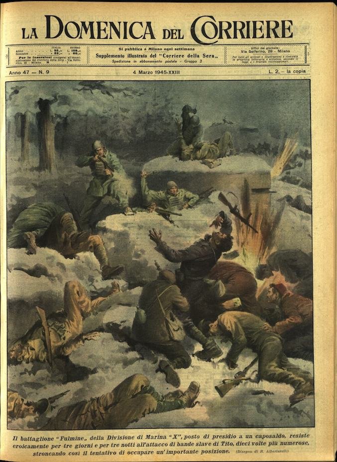 LA DOMENICA DEL CORRIERE 4 marzo 1945 Anno XLVII - … | Immagine principale