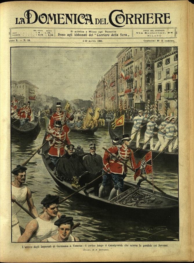 LA DOMENICA DEL CORRIERE. 5 - 12 Aprile 1908. Anno …