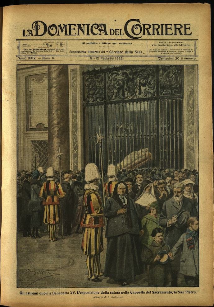 LA DOMENICA DEL CORRIERE. 5 - 12 febbraio 1922. Anno …