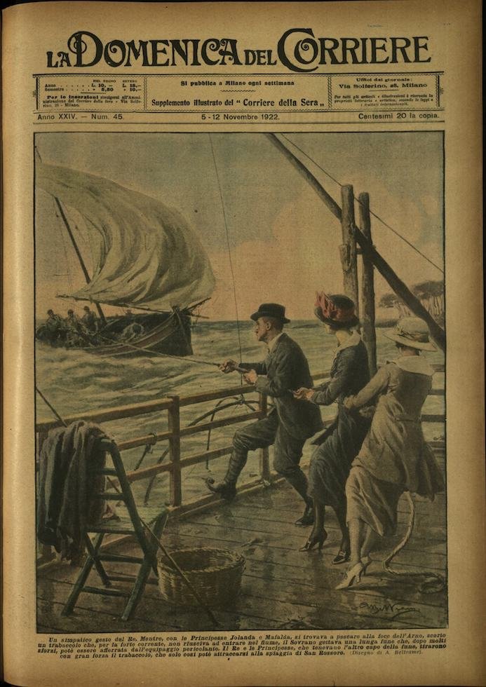 LA DOMENICA DEL CORRIERE. 5 - 12 novembre 1922. Anno …