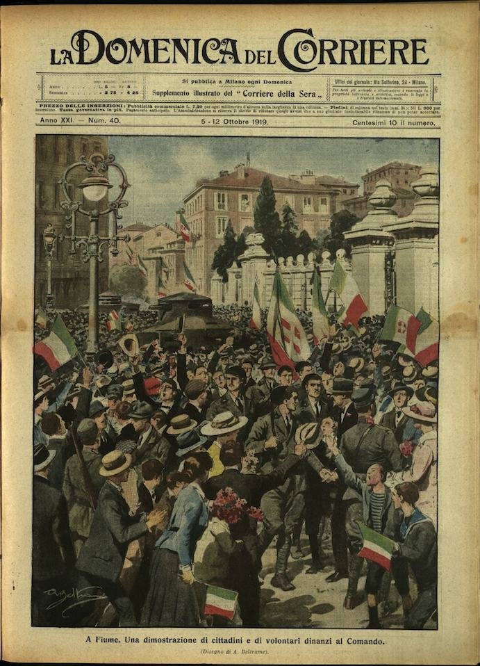 LA DOMENICA DEL CORRIERE. 5 - 12 ottobre 1919. Anno …
