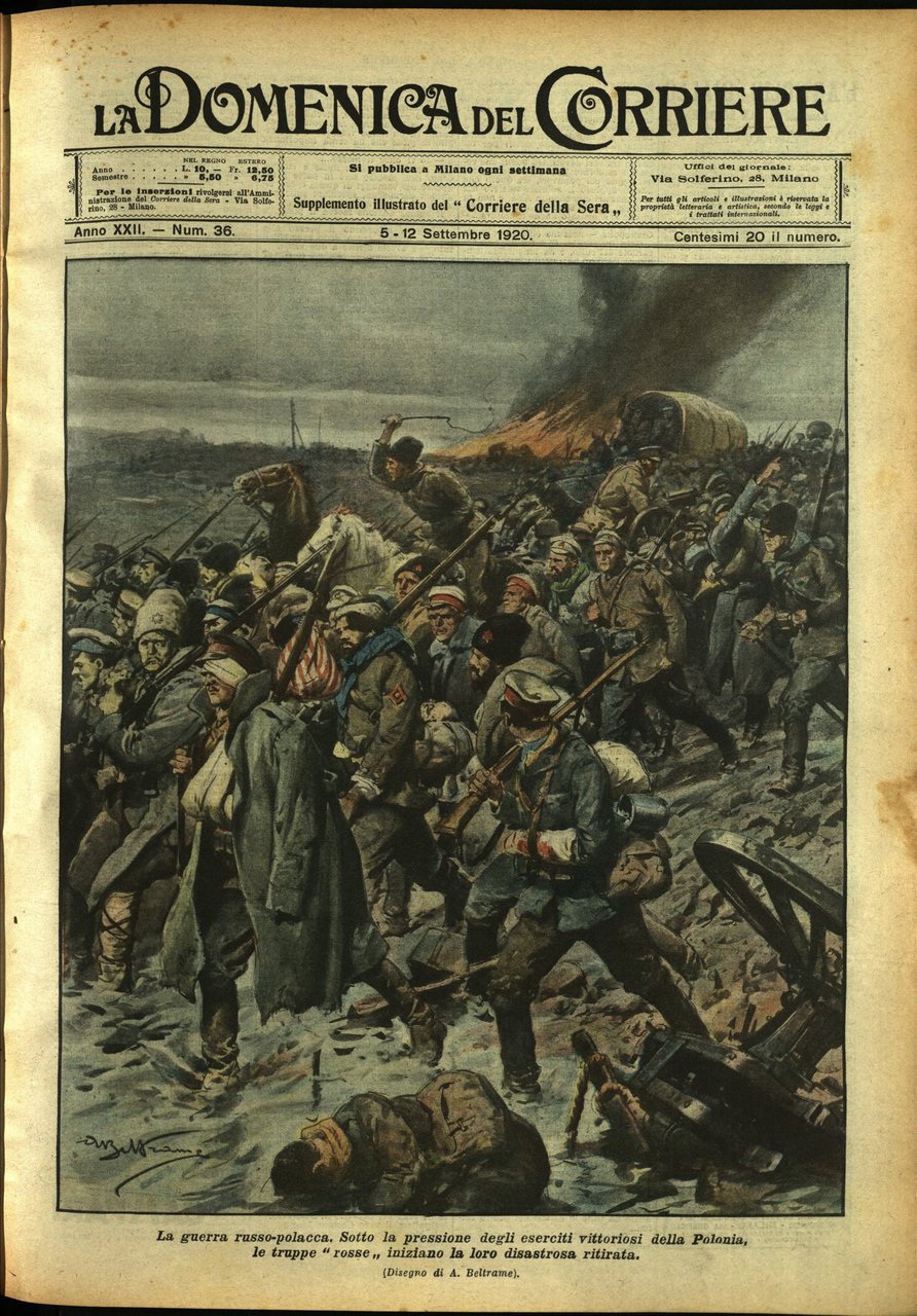 LA DOMENICA DEL CORRIERE. 5 - 12 Settembre 1920. Anno …