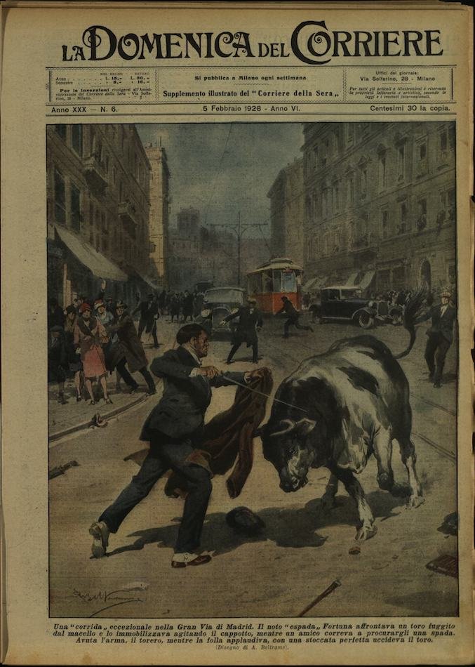 LA DOMENICA DEL CORRIERE 5 Febbraio 1928 Anno XXX - … | Immagine principale