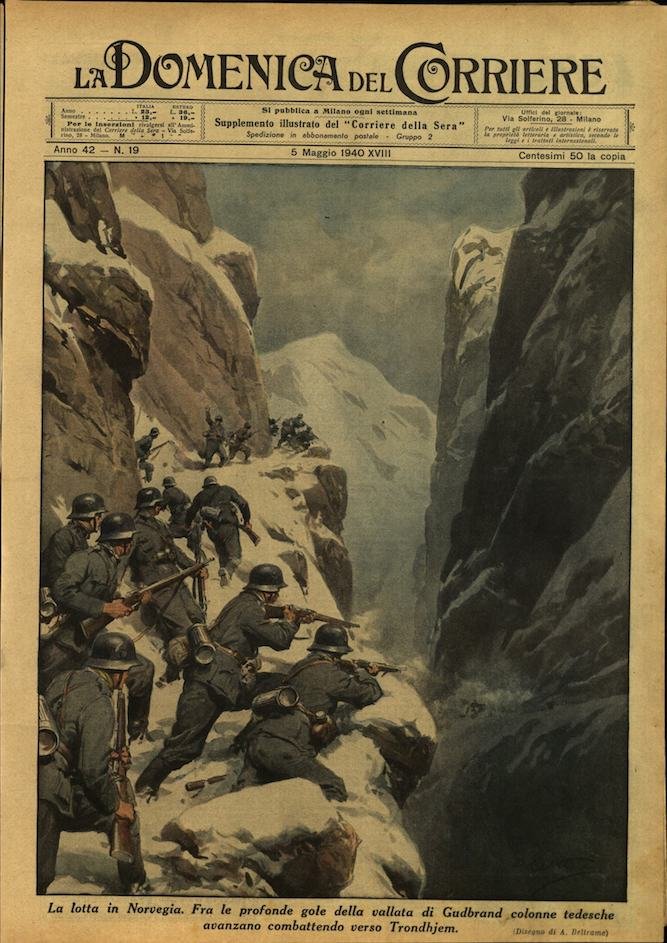 LA DOMENICA DEL CORRIERE 5 maggio 1940 Anno XLII - … | Immagine principale