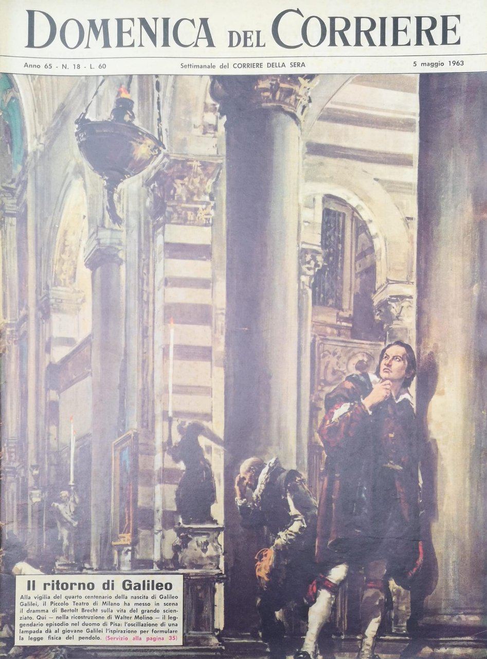 LA DOMENICA DEL CORRIERE 5 Maggio 1963 Anno 65 - … | Immagine principale