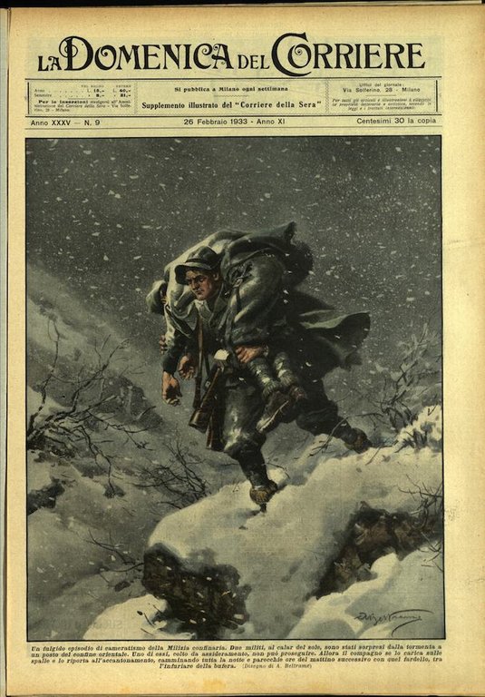 LA DOMENICA DEL CORRIERE 5 marzo 1933 Anno XXXV - … | Immagine Gallery 2