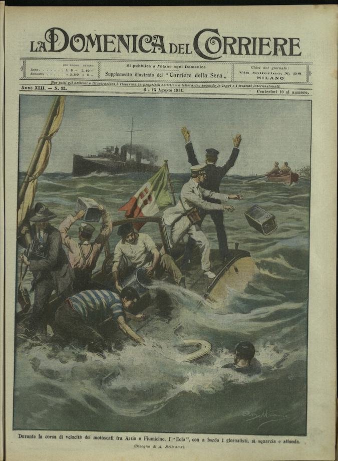LA DOMENICA DEL CORRIERE. 6 - 13 Agosto 1911. Anno …