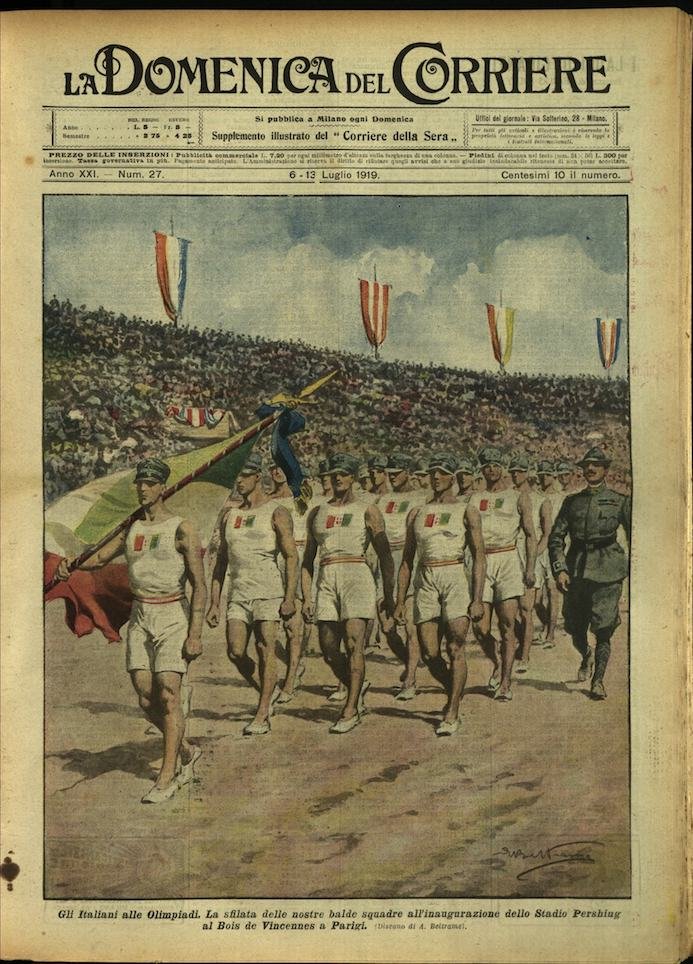 LA DOMENICA DEL CORRIERE. 6 - 13 luglio 1919. Anno …