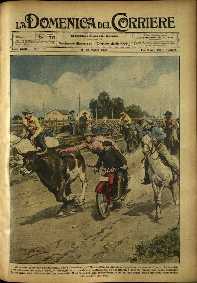 LA DOMENICA DEL CORRIERE. 6 - 13 marzo 1921. Anno …