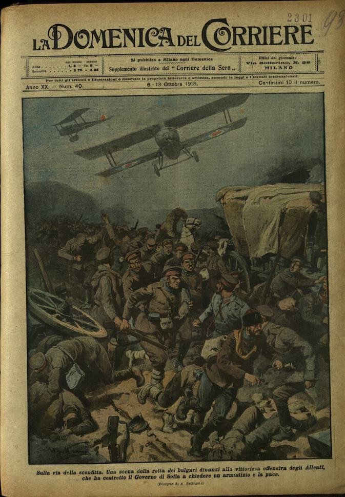 LA DOMENICA DEL CORRIERE. 6 - 13 ottobre 1918. Anno …