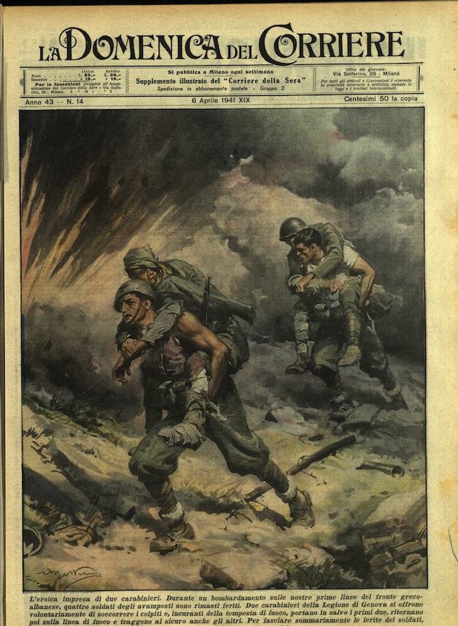 LA DOMENICA DEL CORRIERE 6 Aprile 1941 Anno XLIII - … | Immagine principale