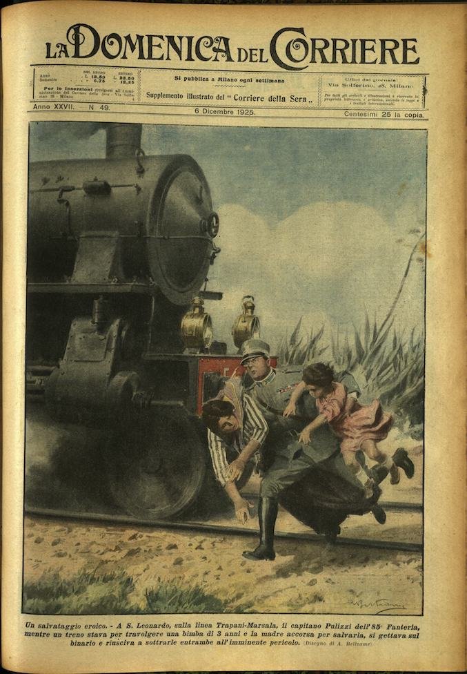 LA DOMENICA DEL CORRIERE 6 Dicembre 1925 Anno XXVII - … | Immagine principale