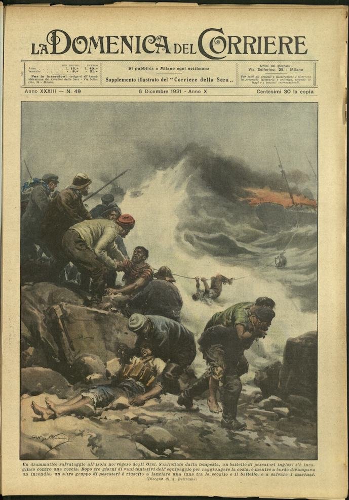 LA DOMENICA DEL CORRIERE 6 dicembre 1931 Anno XXXIII - … | Immagine principale