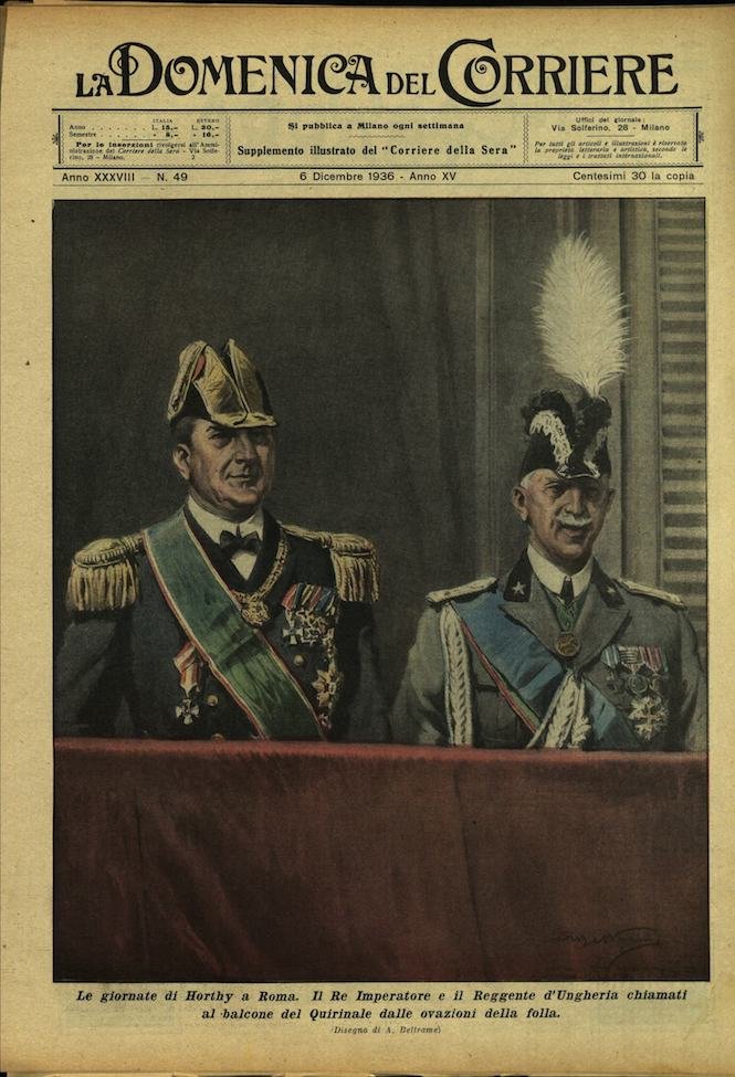 LA DOMENICA DEL CORRIERE 6 Dicembre 1936 Anno XXXVIII - … | Immagine principale