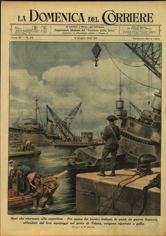 LA DOMENICA DEL CORRIERE. 6 giugno 1943. Anno XLV - …