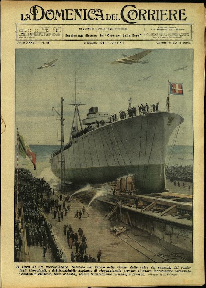 LA DOMENICA DEL CORRIERE 6 maggio 1934 Anno XXXVI - … | Immagine principale