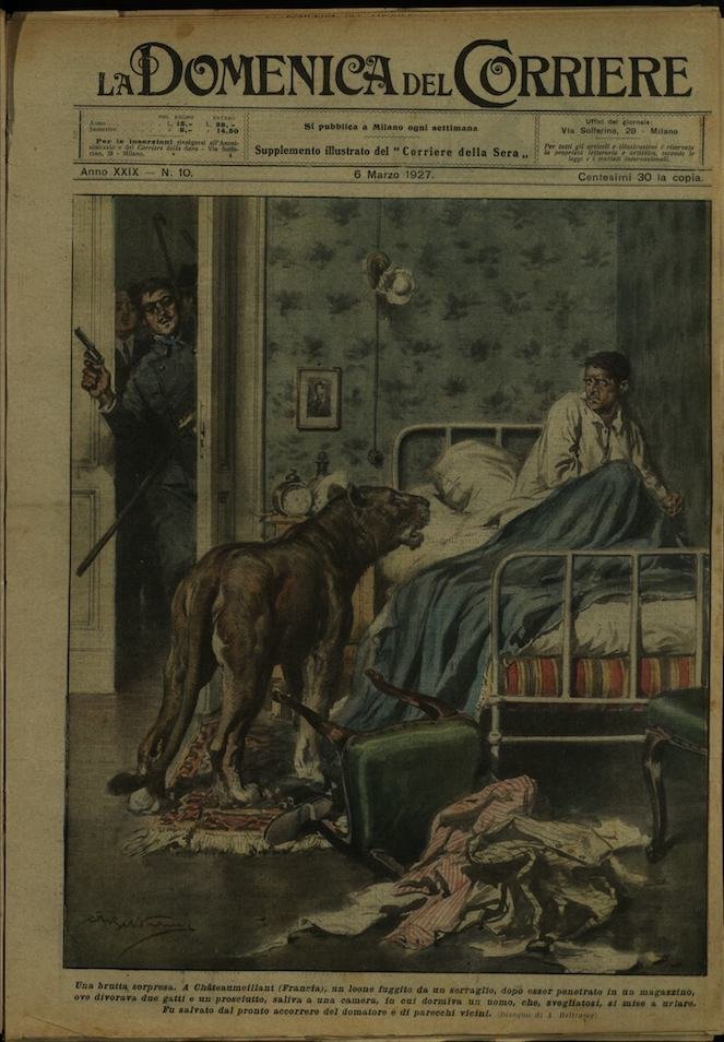 LA DOMENICA DEL CORRIERE 6 marzo 1927 Anno XXIX - … | Immagine principale