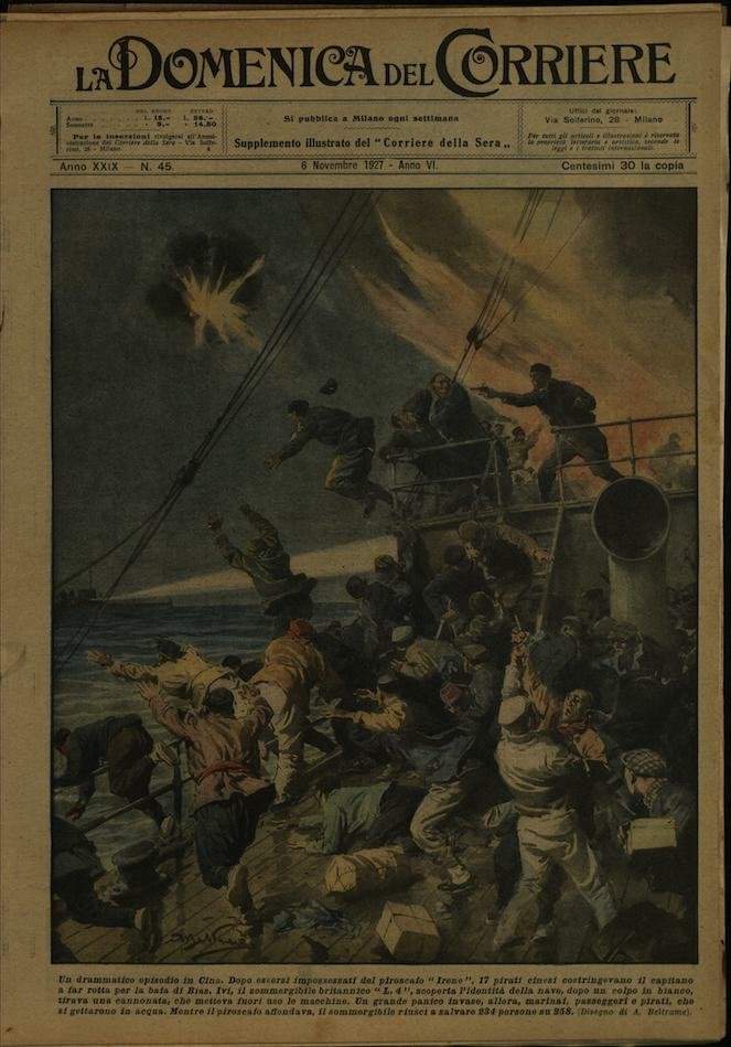 LA DOMENICA DEL CORRIERE 6 novembre 1927 Anno XXIX - … | Immagine principale