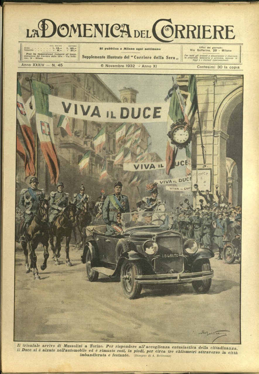 LA DOMENICA DEL CORRIERE 6 Novembre 1932 Anno XXXIV - …
