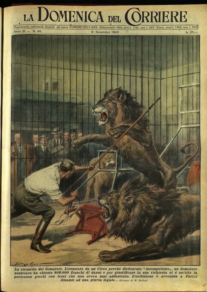 LA DOMENICA DEL CORRIERE. 6 novembre 1949. Anno LI - …