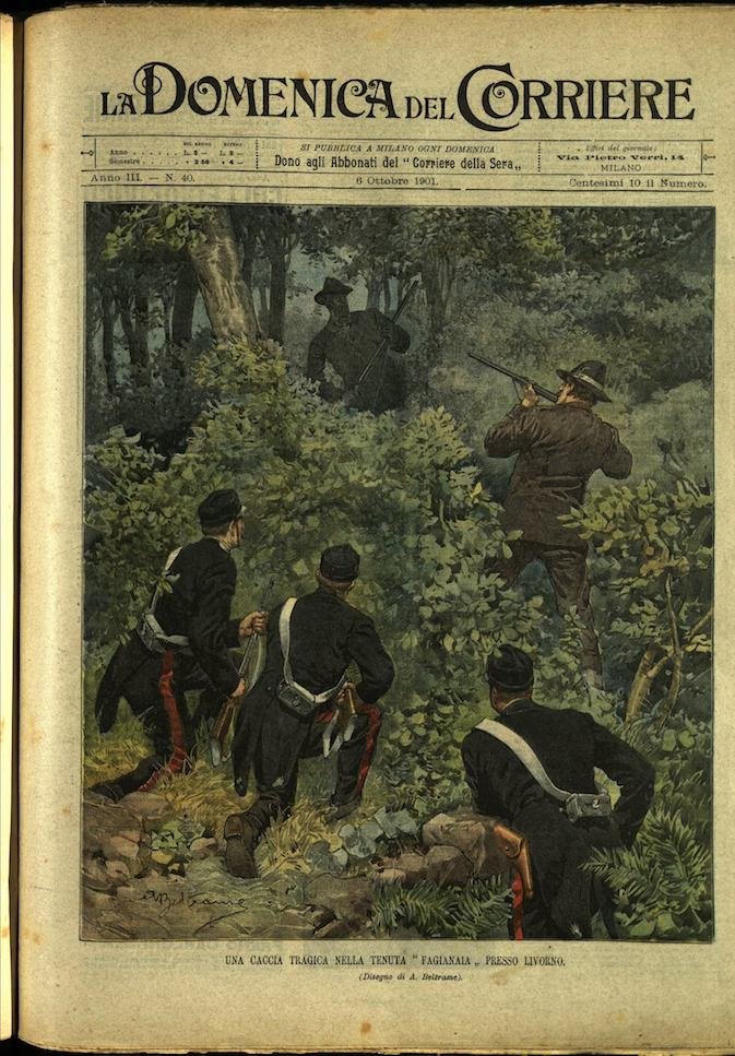 LA DOMENICA DEL CORRIERE 6 Ottobre 1901 Anno III - … | Immagine principale