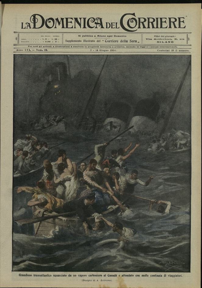 LA DOMENICA DEL CORRIERE. 7 - 14 Giugno 1914. Anno …