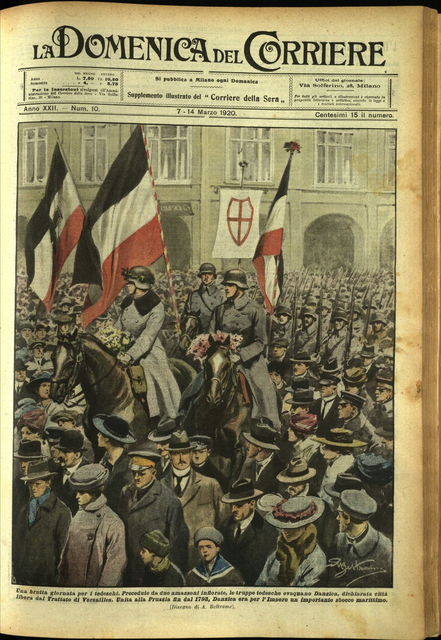 LA DOMENICA DEL CORRIERE. 7 - 14 marzo 1920. Anno …