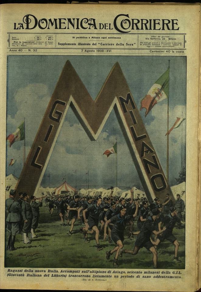 LA DOMENICA DEL CORRIERE 7 agosto 1938 Anno XL - … | Immagine principale