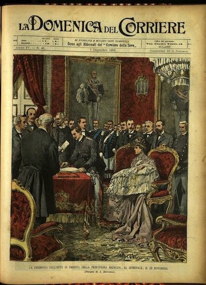 LA DOMENICA DEL CORRIERE 7 Dicembre 1902 Anno IV - … | Immagine principale