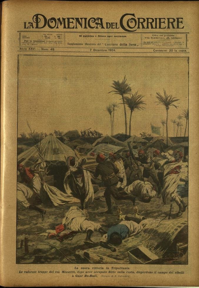 LA DOMENICA DEL CORRIERE. 7 Dicembre 1924. Anno XXVI - …