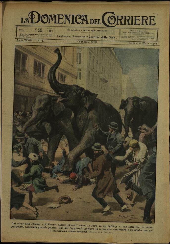 LA DOMENICA DEL CORRIERE 7 febbraio 1926 Anno XXVIII - … | Immagine principale