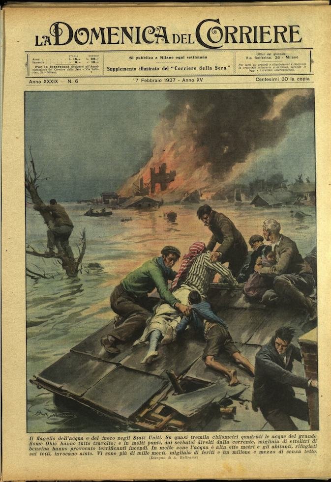 LA DOMENICA DEL CORRIERE 7 febbraio 1937 Anno XXXIX - … | Immagine principale