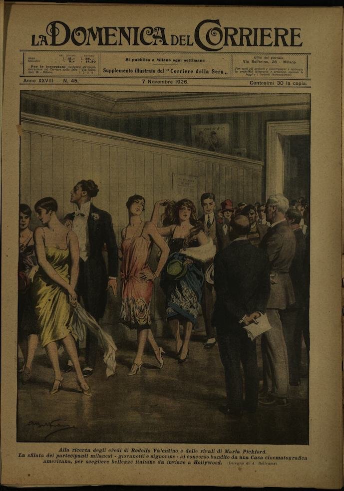 LA DOMENICA DEL CORRIERE 7 novembre 1926 Anno XXVIII - … | Immagine principale