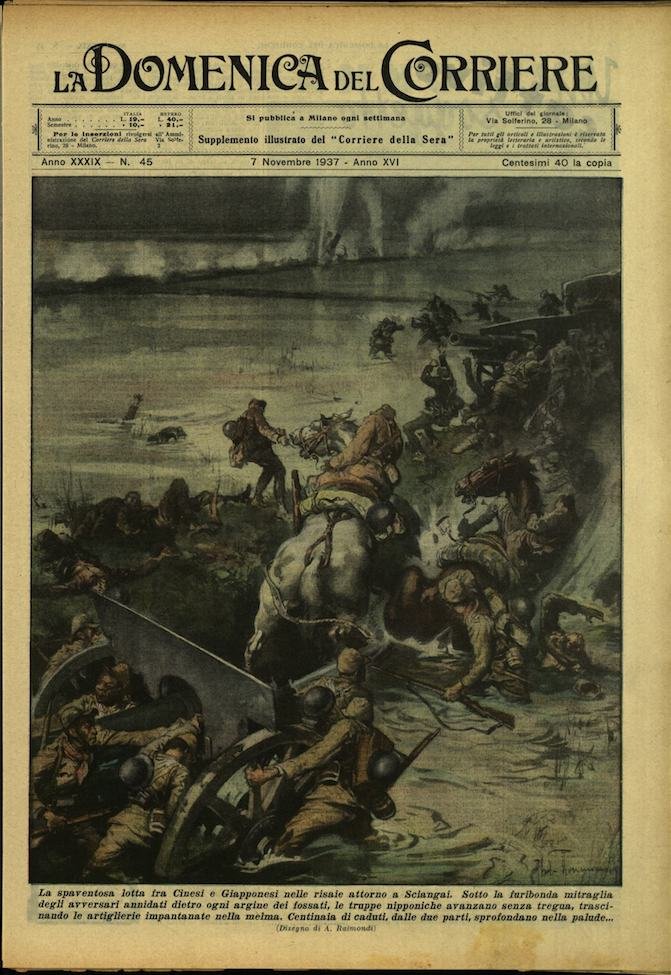 LA DOMENICA DEL CORRIERE 7 novembre 1937 Anno XXXIX - … | Immagine principale