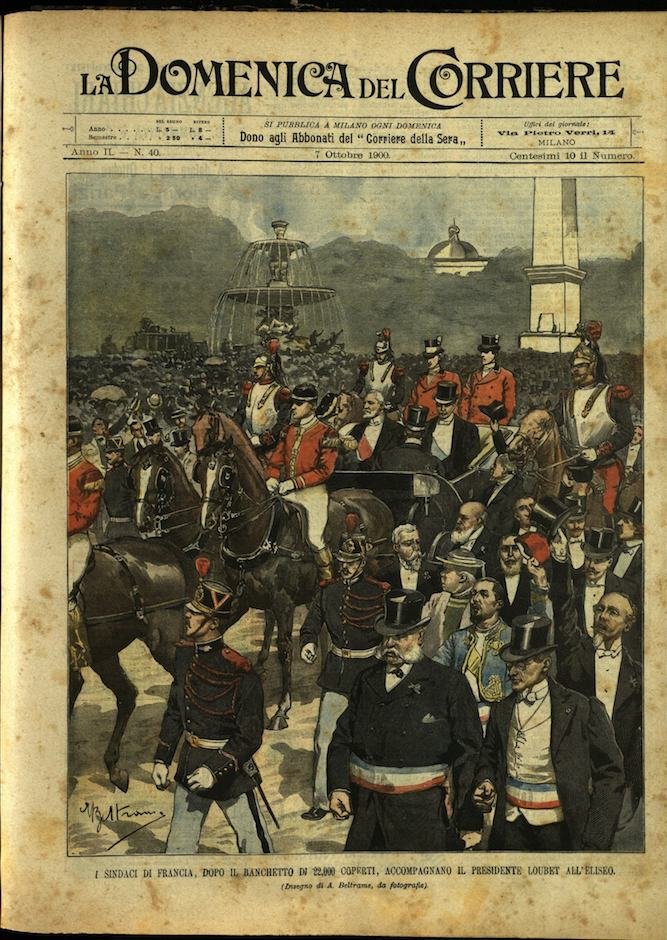 LA DOMENICA DEL CORRIERE 7 Ottobre 1900 Anno II - … | Immagine principale