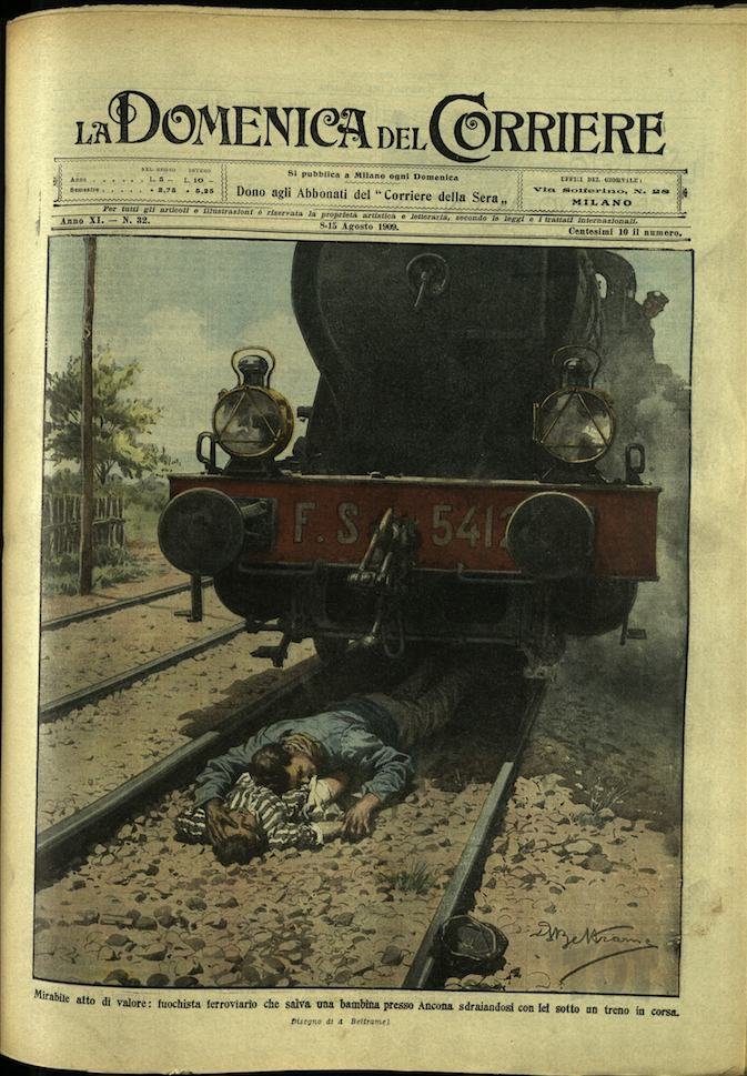 LA DOMENICA DEL CORRIERE 8 - 15 Agosto 1909 Anno … | Immagine principale