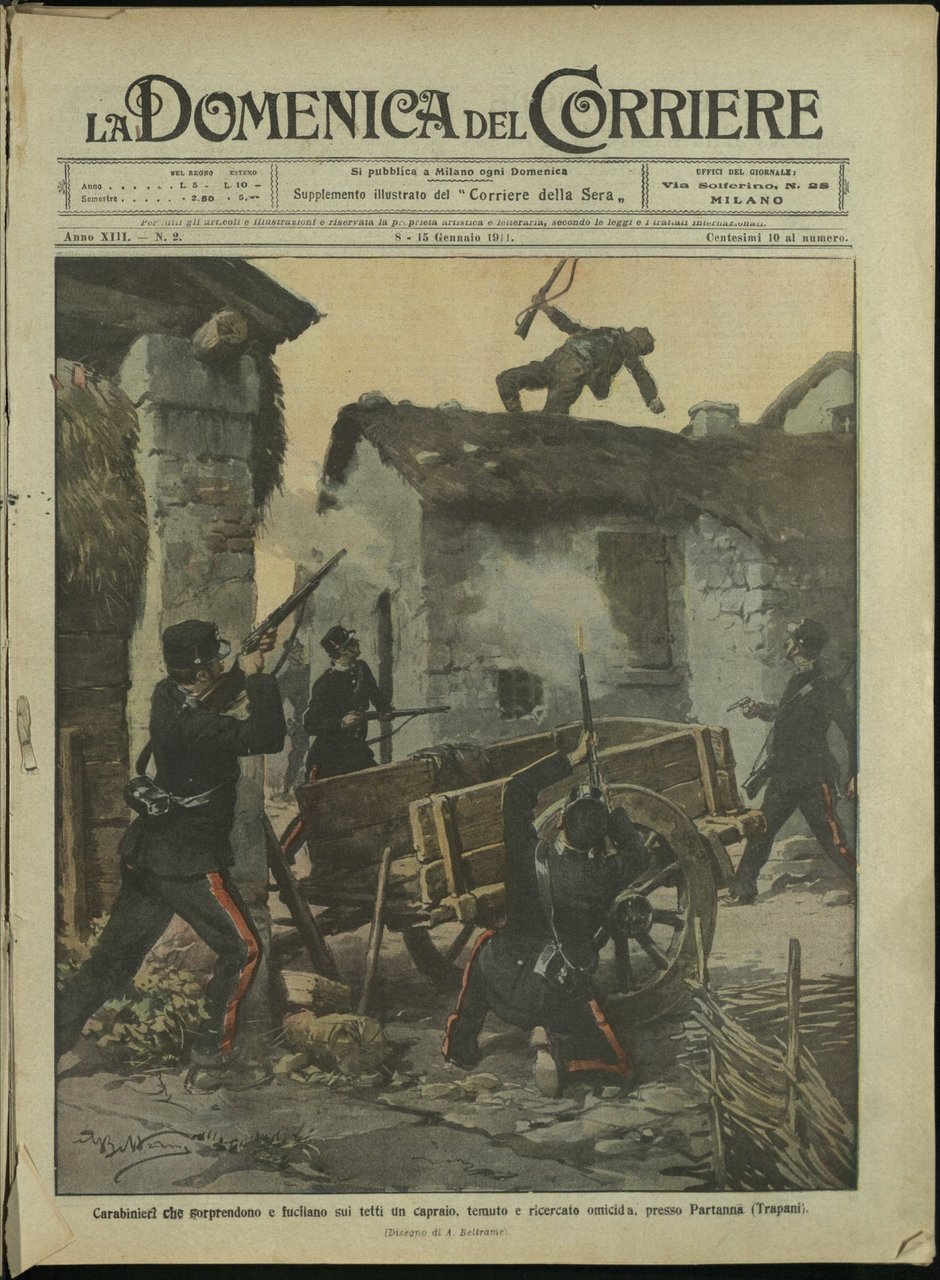 LA DOMENICA DEL CORRIERE. 8 - 15 Gennaio 1911. Anno …