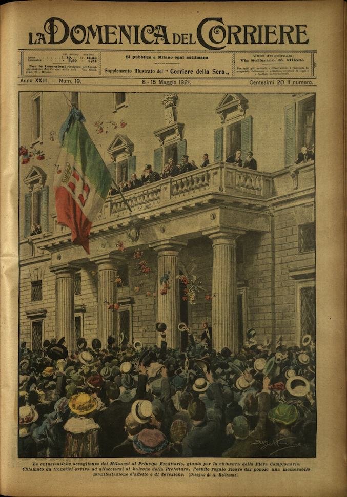 LA DOMENICA DEL CORRIERE. 8 - 15 maggio 1921. Anno …