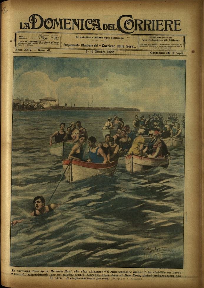 LA DOMENICA DEL CORRIERE. 8 - 15 ottobre 1922. Anno …