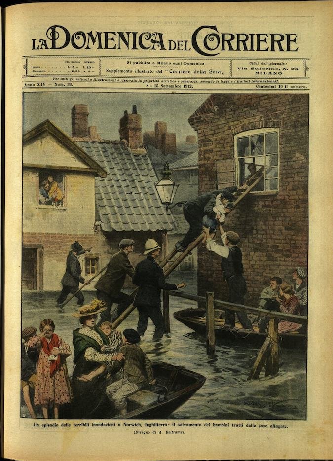 LA DOMENICA DEL CORRIERE. 8 - 15 settembre 1912. Anno …