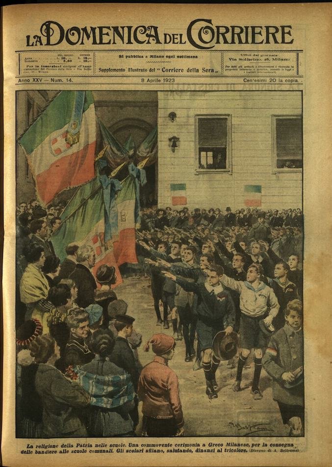 LA DOMENICA DEL CORRIERE. 8 aprile 1923. Anno XXV - …