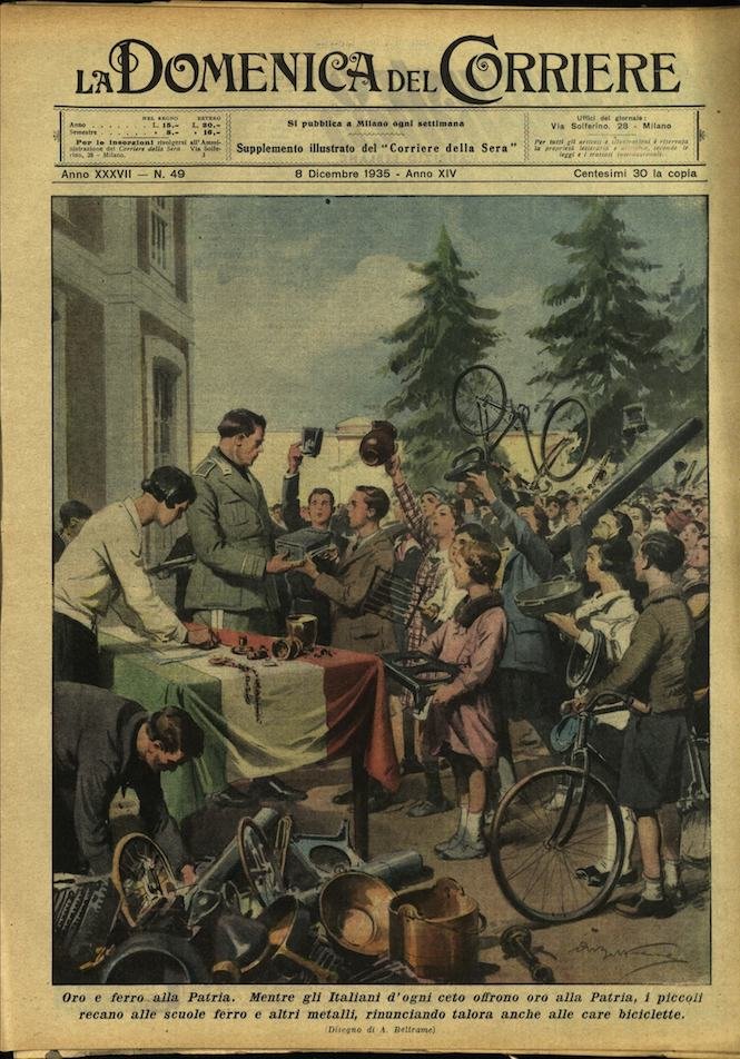 LA DOMENICA DEL CORRIERE 8 Dicembre 1935 Anno XXXVII - … | Immagine principale