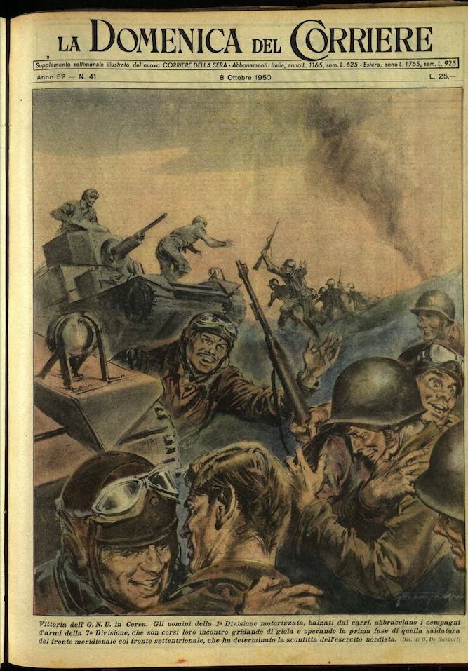 LA DOMENICA DEL CORRIERE. 8 Ottobre 1950. Anno LII - …